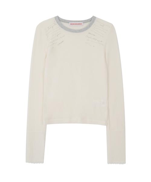 레터링 버튼 롱슬리브