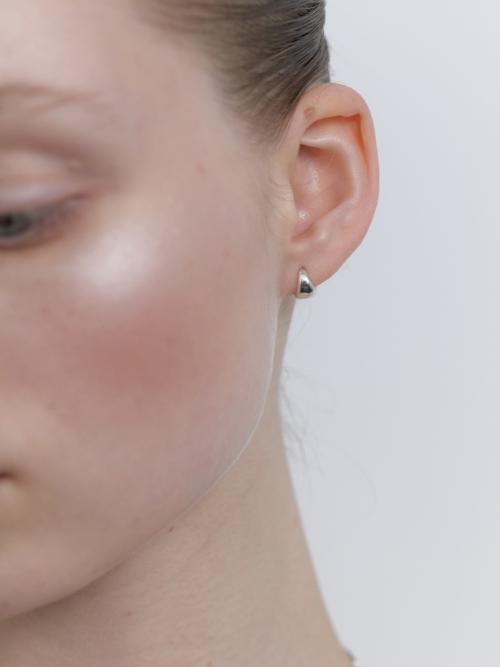 [Silver] New Mini Cone Ring Earrings (XS/S) (L251MER030)