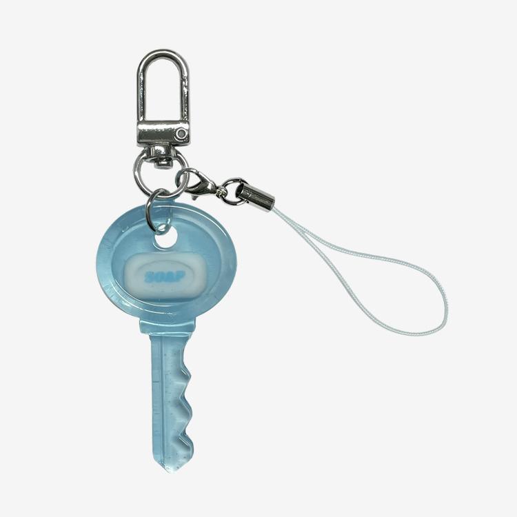 마음의 열쇠 02 WATER BLUE SOAP 레진 키링