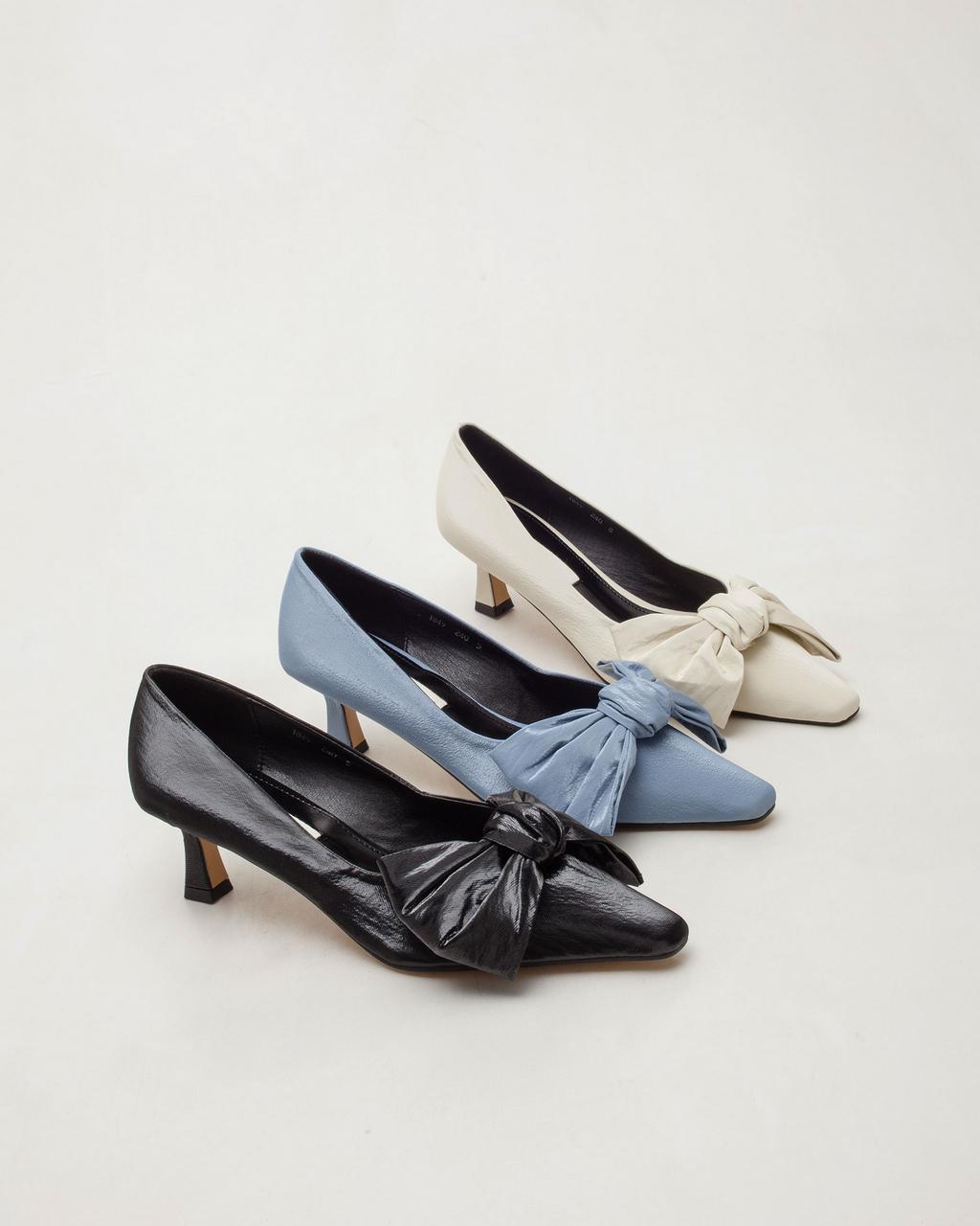 셔링 리본 펌프스