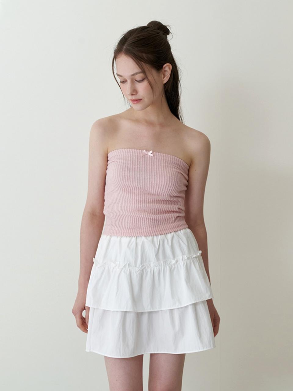 french cancan skirt - white