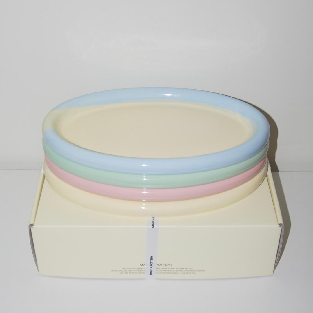 [선물포장]ring oval plate
