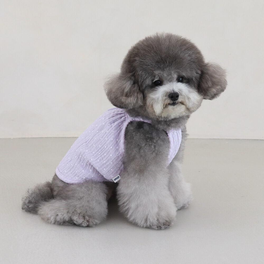 베이비 도트 탑 (퍼플)