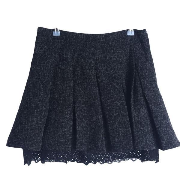 JPN 밑단 아일릿 스커트 / WOMEN M