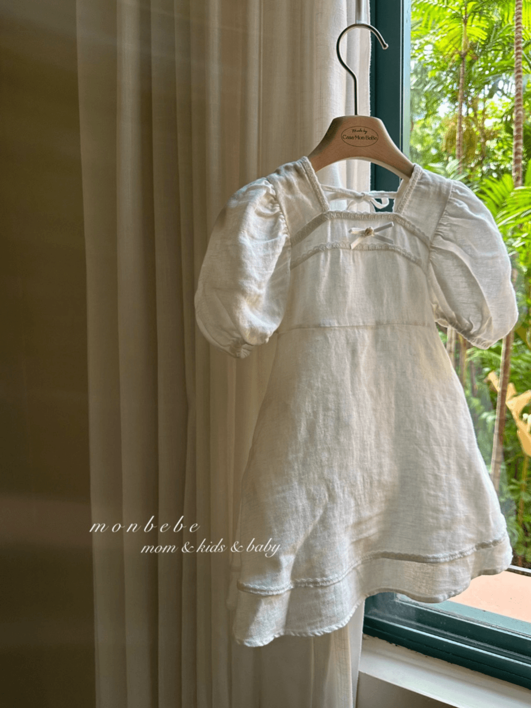 릴리프 린넨 원피스(오후1시마감 당일발송)