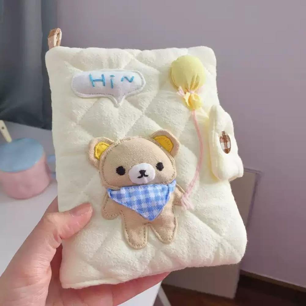 리락쿠마 패브릭 다이어리 책 북 커버 바인더 루스리프 콜렉트북 콜북 다꾸 수제 (A5 A6 바인드형)