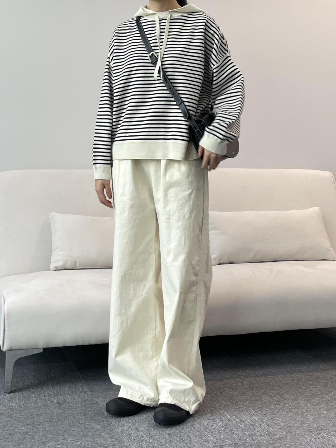 메토이소노 쿄니 스트링 투웨이 밴딩 롱 팬츠 ( 4colors )