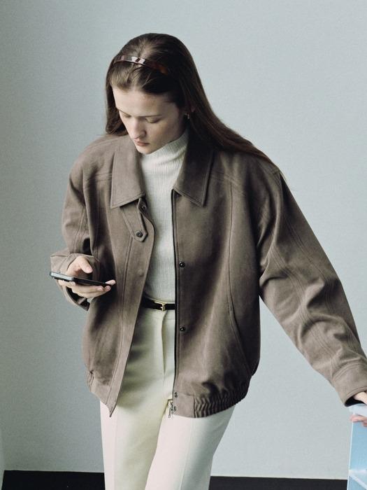 Suede Bomber Jacket_3 color