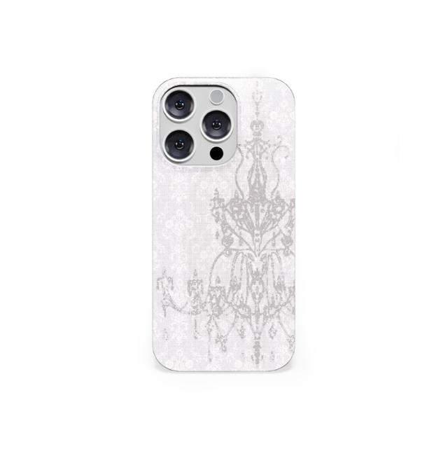 lace white hard phone case