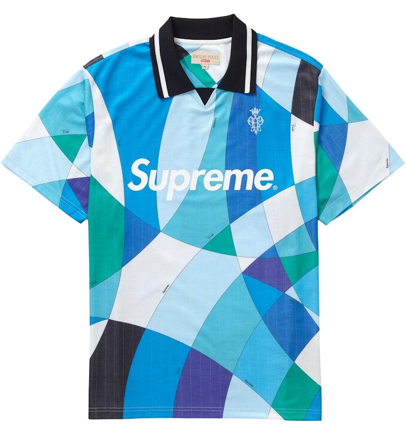 Supreme Emilio Pucci Soccer Jersey Blue