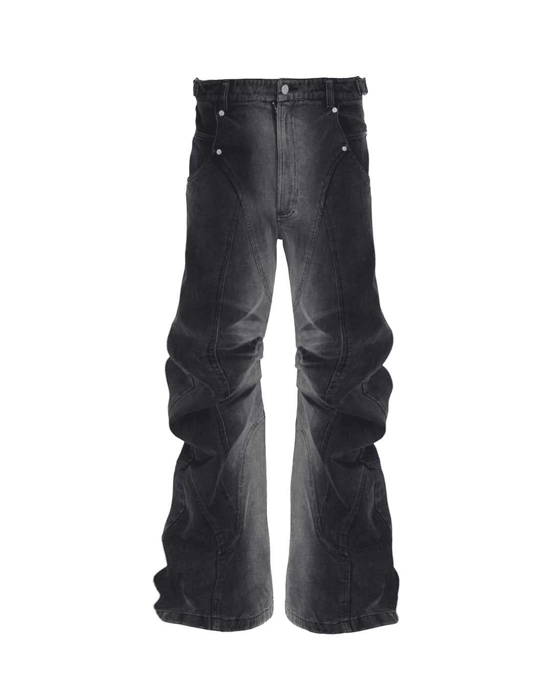 surgery fold-bend jeans 'black denim'