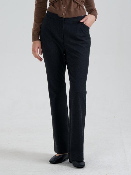 [Drama Signature] Slim Bootcut Winter Trousers_2color