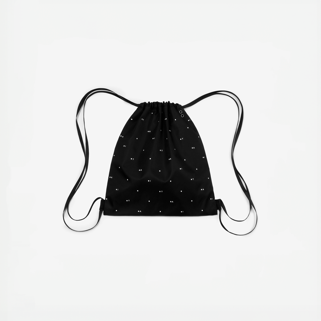 N2 logo gym sack - Black