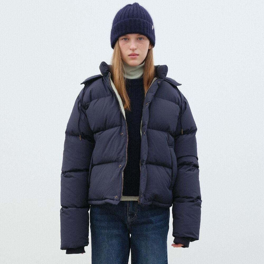COZY PUFFER JACKET - NAVY
