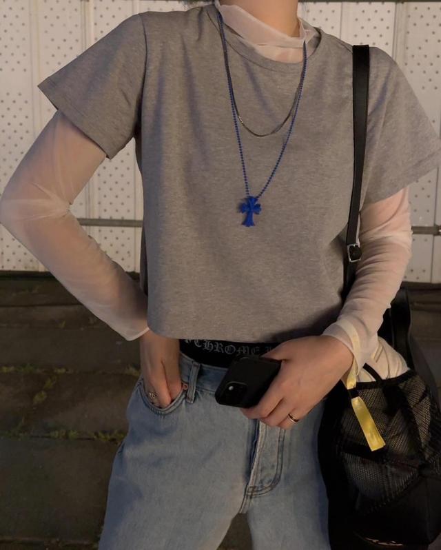 Gigi see-through t-shirt / 기기 시스루 티셔츠