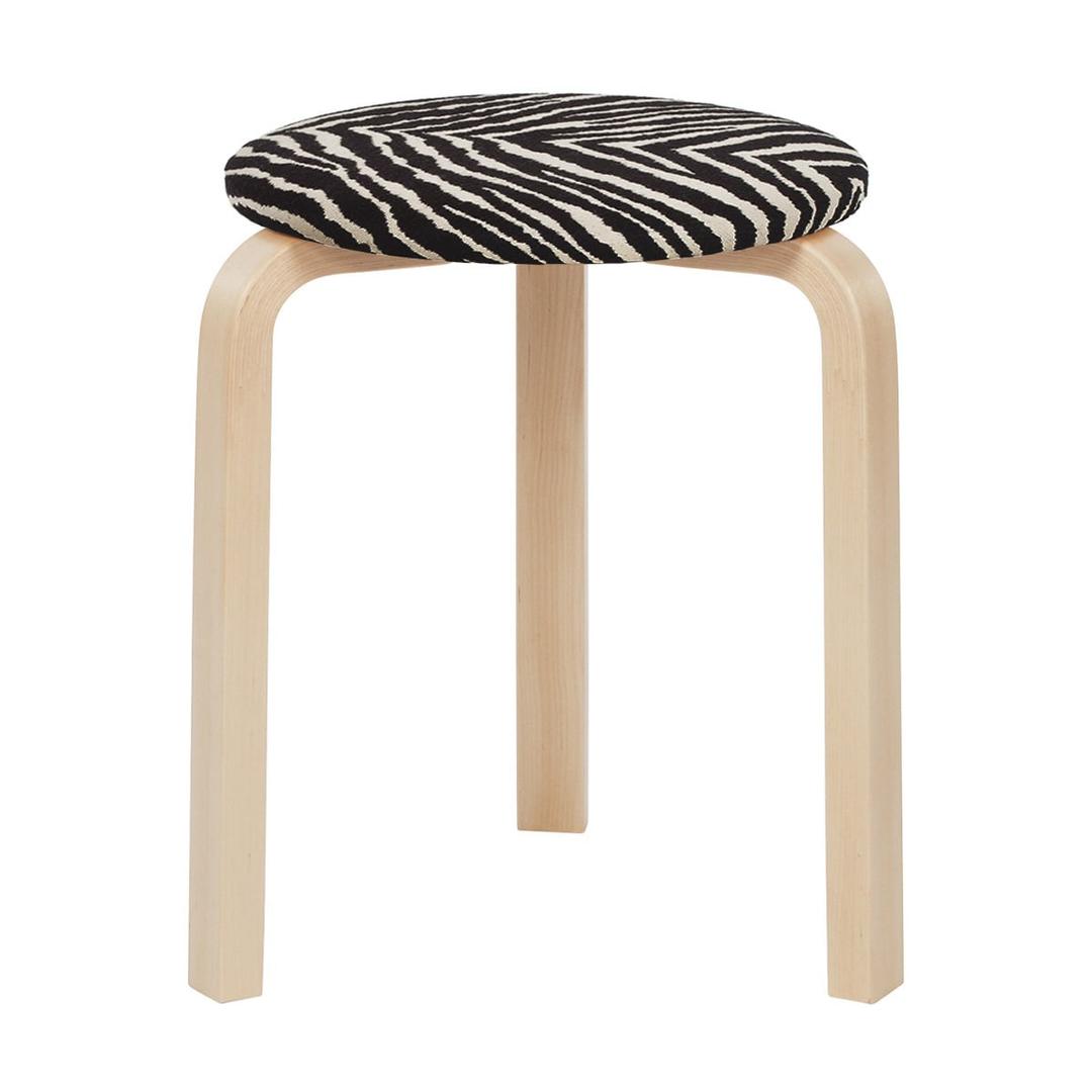 [5월 말 입고]Stool 60  foam upholstery Zebra birch