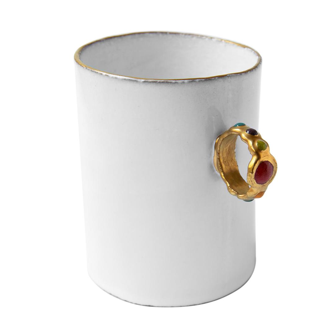 [Serena] Violet-Multicolour Ring Cup