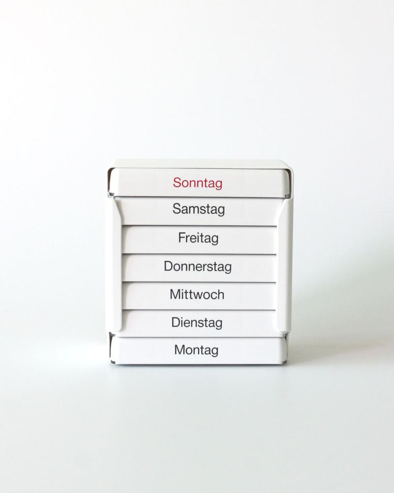 (국내발송)7Days 약케이스 / 독일 데일리 약통 흰색 Medi-7 dispenser