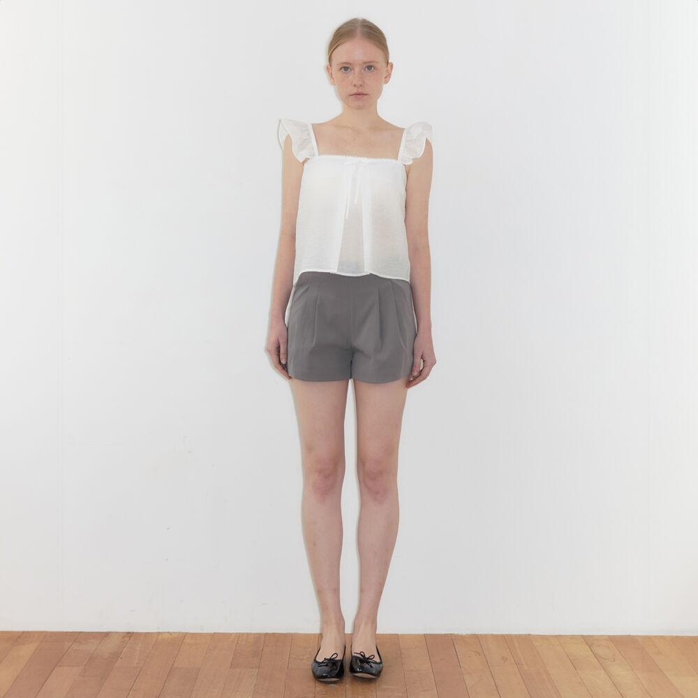 Double Tuck Shorts (Grey)