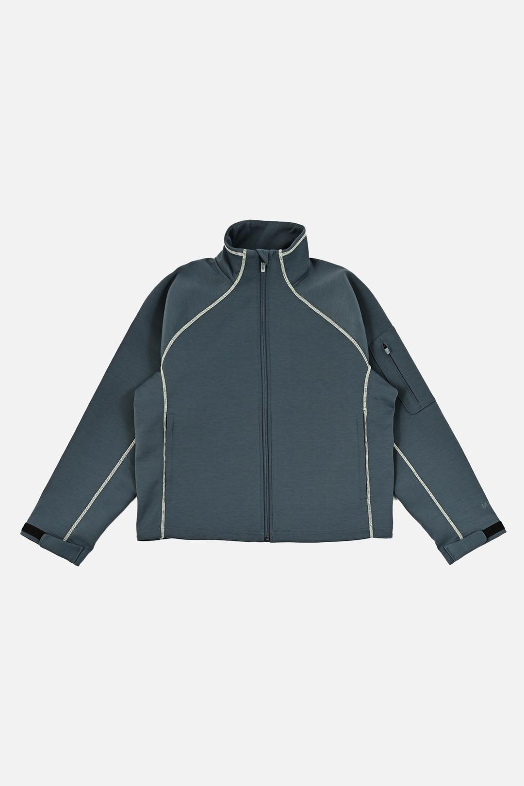 MARMOT CAPITAL Stitch Sweat Blouson "Stone Blue\" 마모트 캐피탈 스티치 스웻 블루종 \"스톤 블루\"
