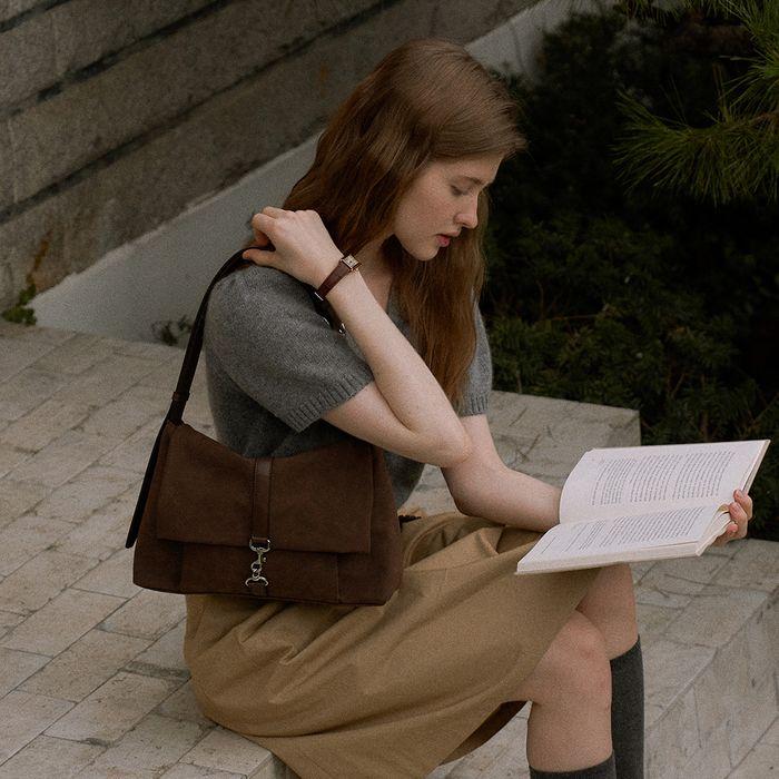 클로이 스웨이드백 Chloe Suede Bag_Cocoa
