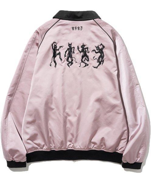 4Devils Satin Blouson Jacket - Pink