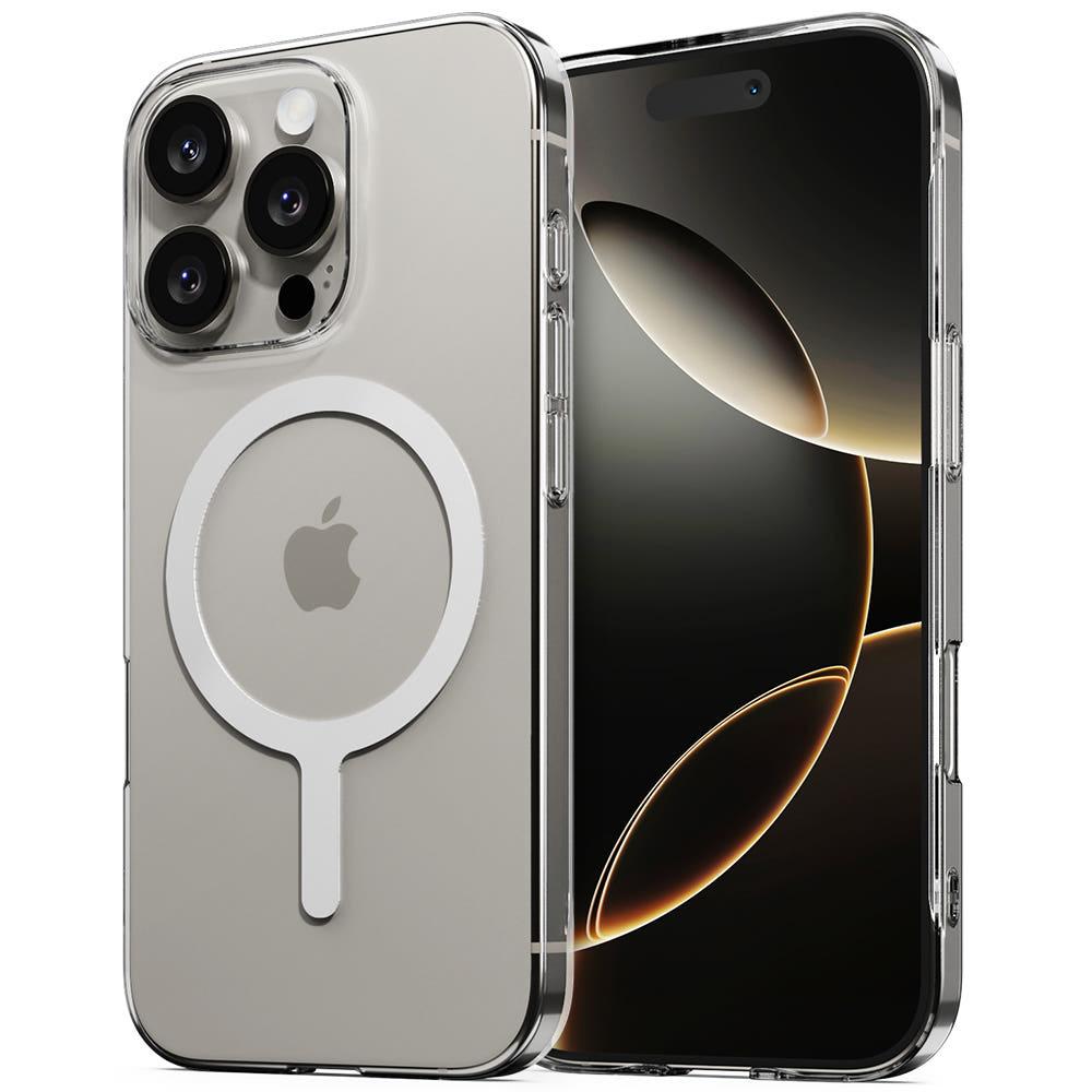 아이폰 16 프로 맥스  M 에어로핏 베이직 맥세이프 투명 슬림 케이스