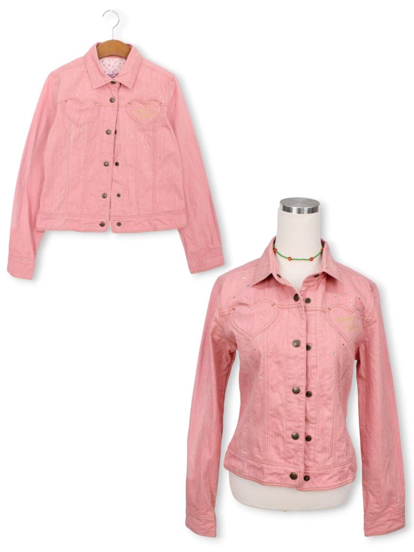 MEZZO PIANO ROSE 메조피아노 러블리 Y2K 트러커 키즈 160