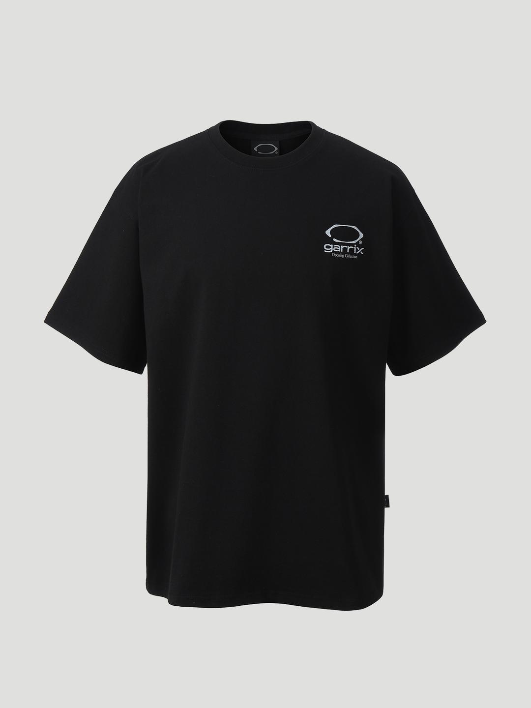 Logo afterimage T-shirts (Black)
