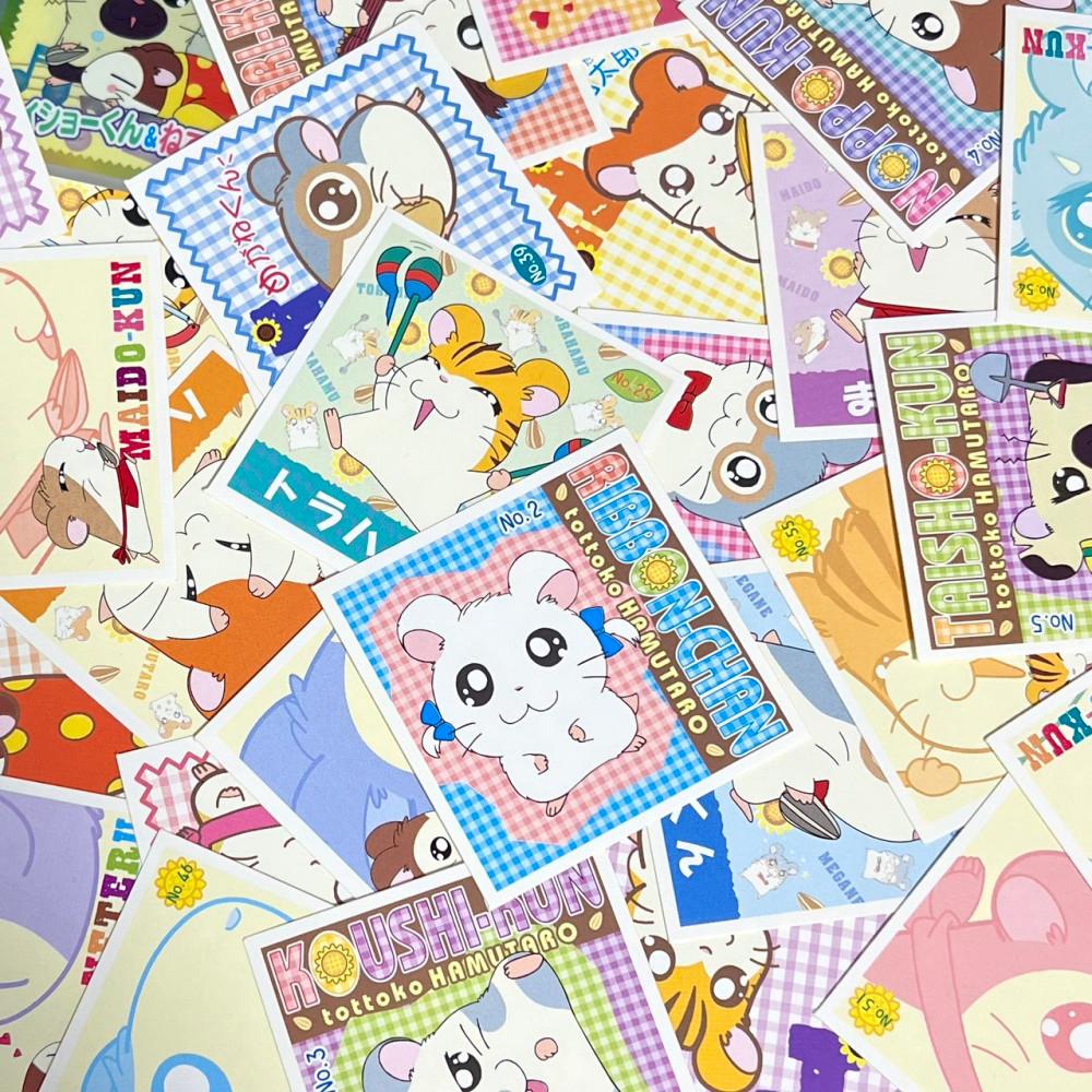 [고전문구] 방가방가 햄토리 씰 스티커