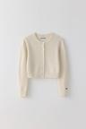 T/T Powder round cardigan (ivory)