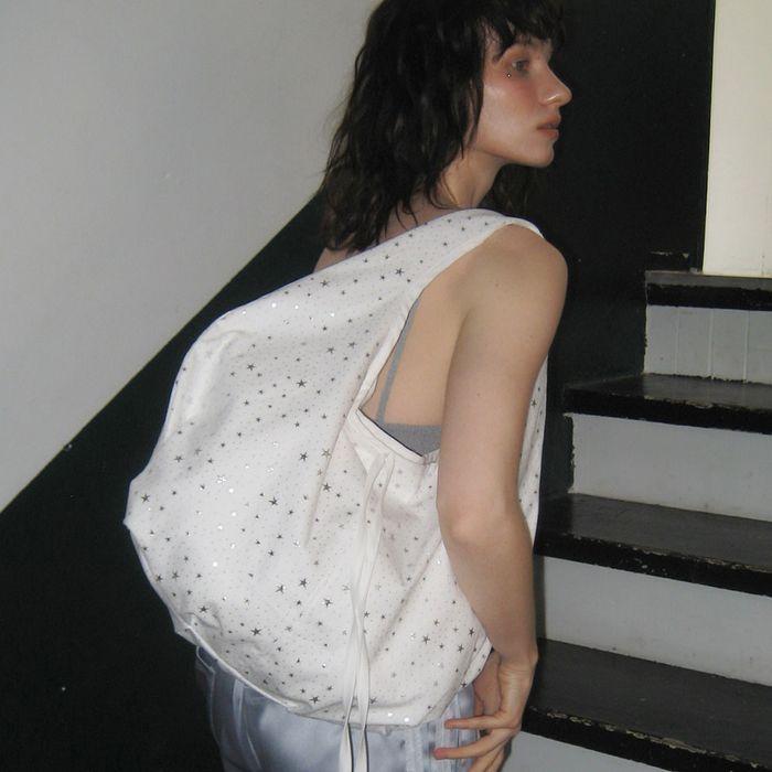 Plumpy hobo bag [Star silver]