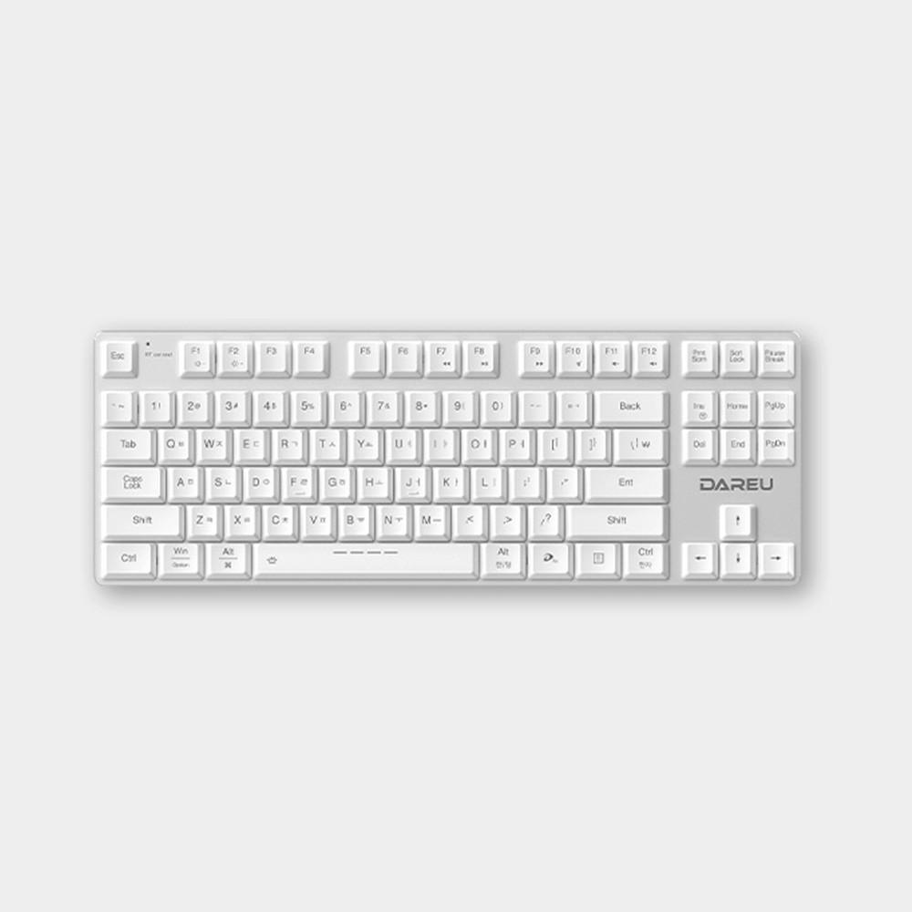 다얼유 EK820 N 적축 블루투스 유 무선 로우 프로파일 기계식 키보드