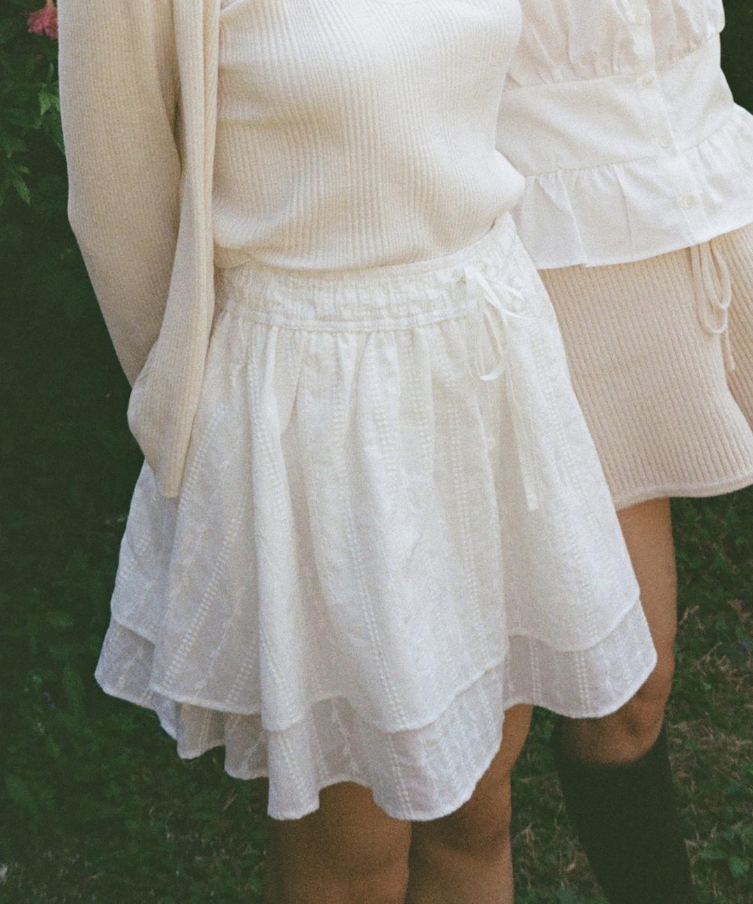 메리 스커트 (ivory)