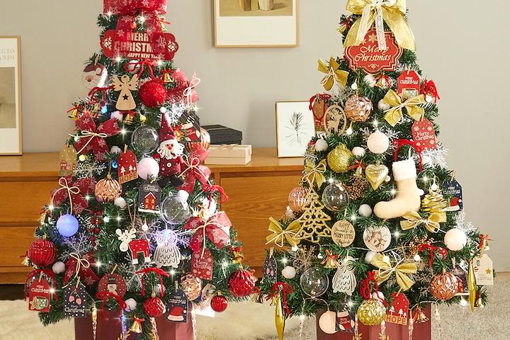 크리스마스트리 풀세트 와인/골드 1.0M-1.6M 7종+(예쁜 가랜드 증정)