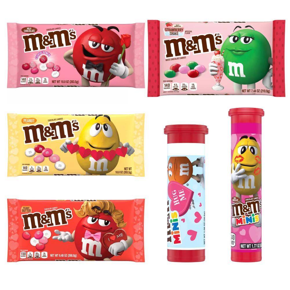 엠엔엠즈 초콜릿 하트 핑크 초콜렛 m&ms valentine chocolate