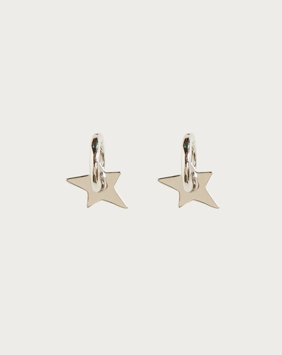 Star Silver Earrings