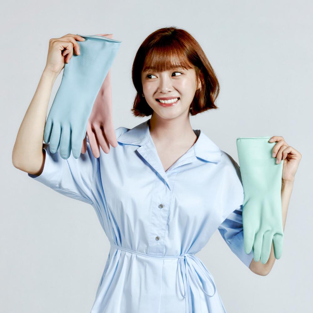 생활공작소 천연 라텍스 고무장갑 x 10입 일반형/밴드형