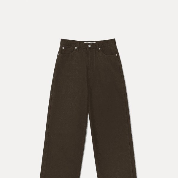 Mariam wide fit jeans brown