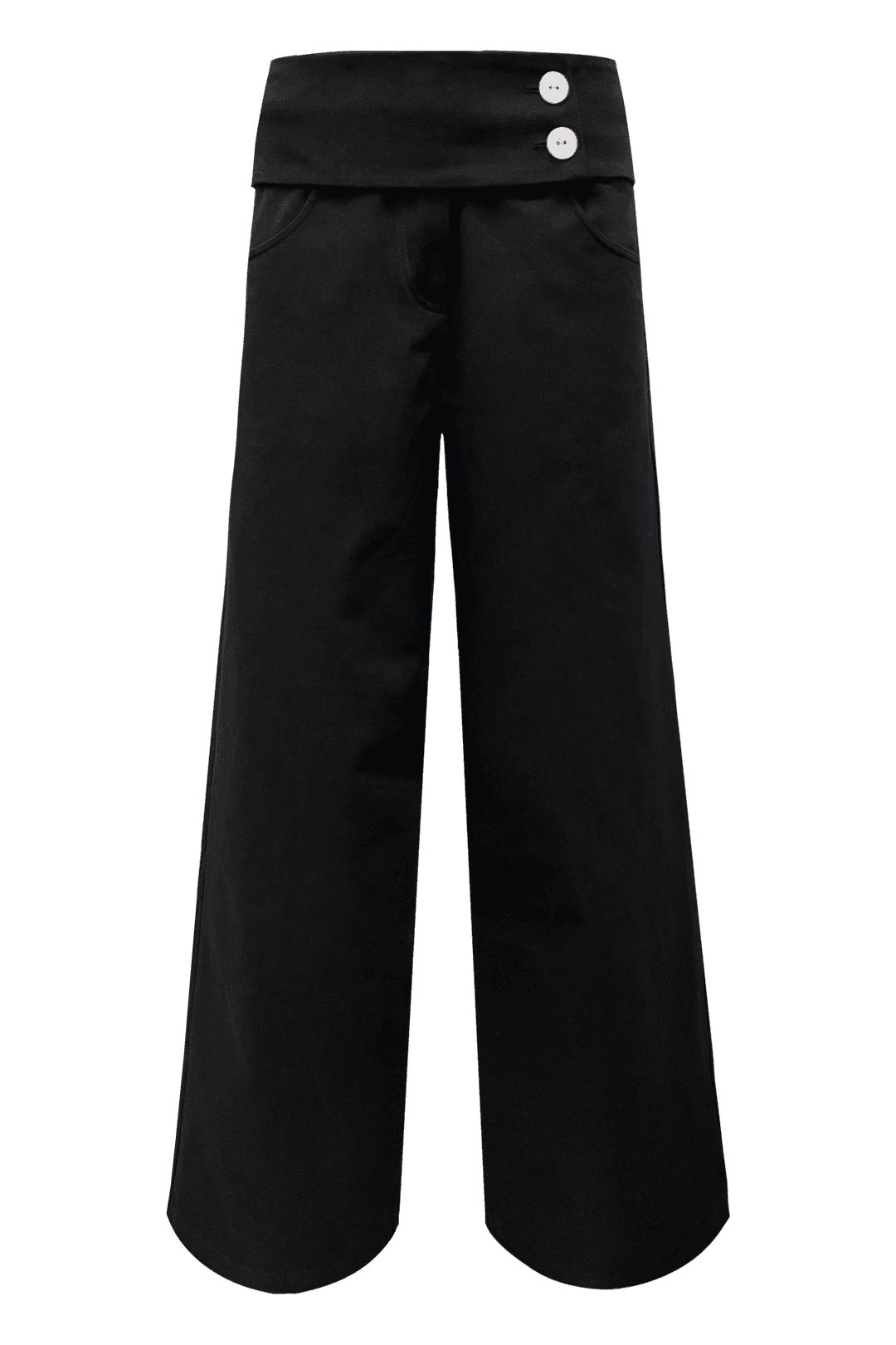 [09.29 순차출고] BELTED BOW POCKET WIDE PANTS (BLACK)