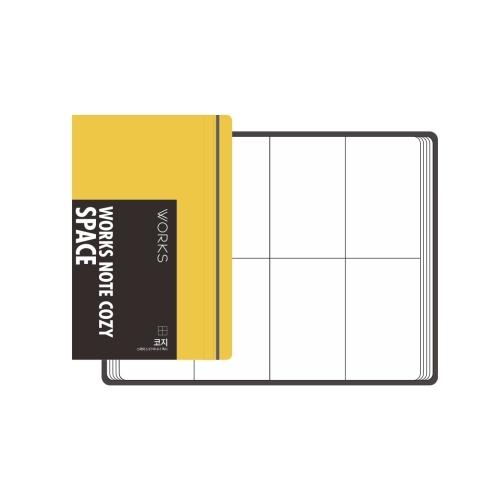 폼텍 웍스 노트 코지 스페이스 07 바나나 맥시 104매 208P 140X214