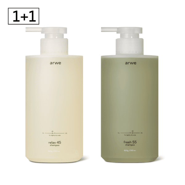 [1+1기획] 릴렉스 45 & 프레시 55 샴푸 (500ml+500ml)