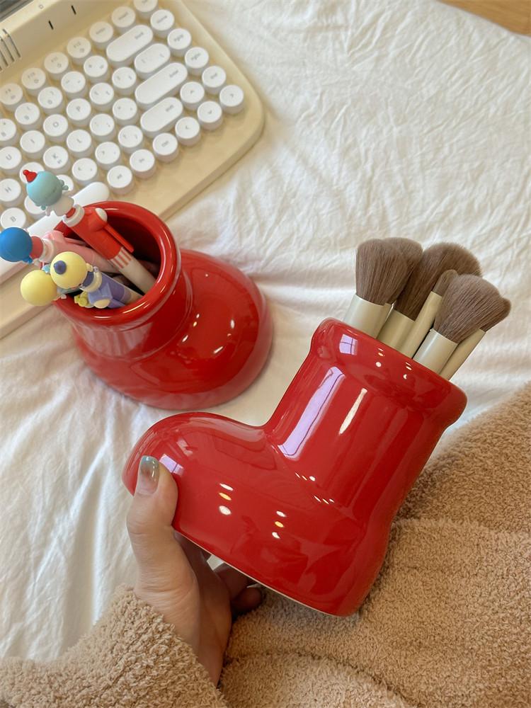 3color 키치 장화 연필꽂이