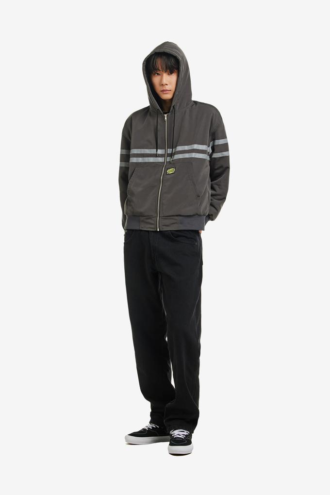 KO STRIPED HOODIE JACKET