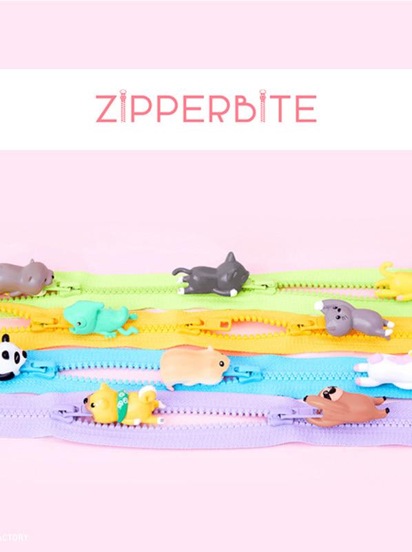 [수입] 귀염뽀짝 지퍼바이트 Zipperbite 동물시리즈 🐒🐈🐹🐼🐾