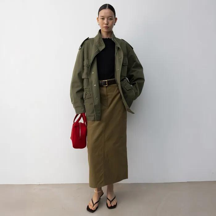 Cotton Utility Jumper - Khaki (TA5739A11H)