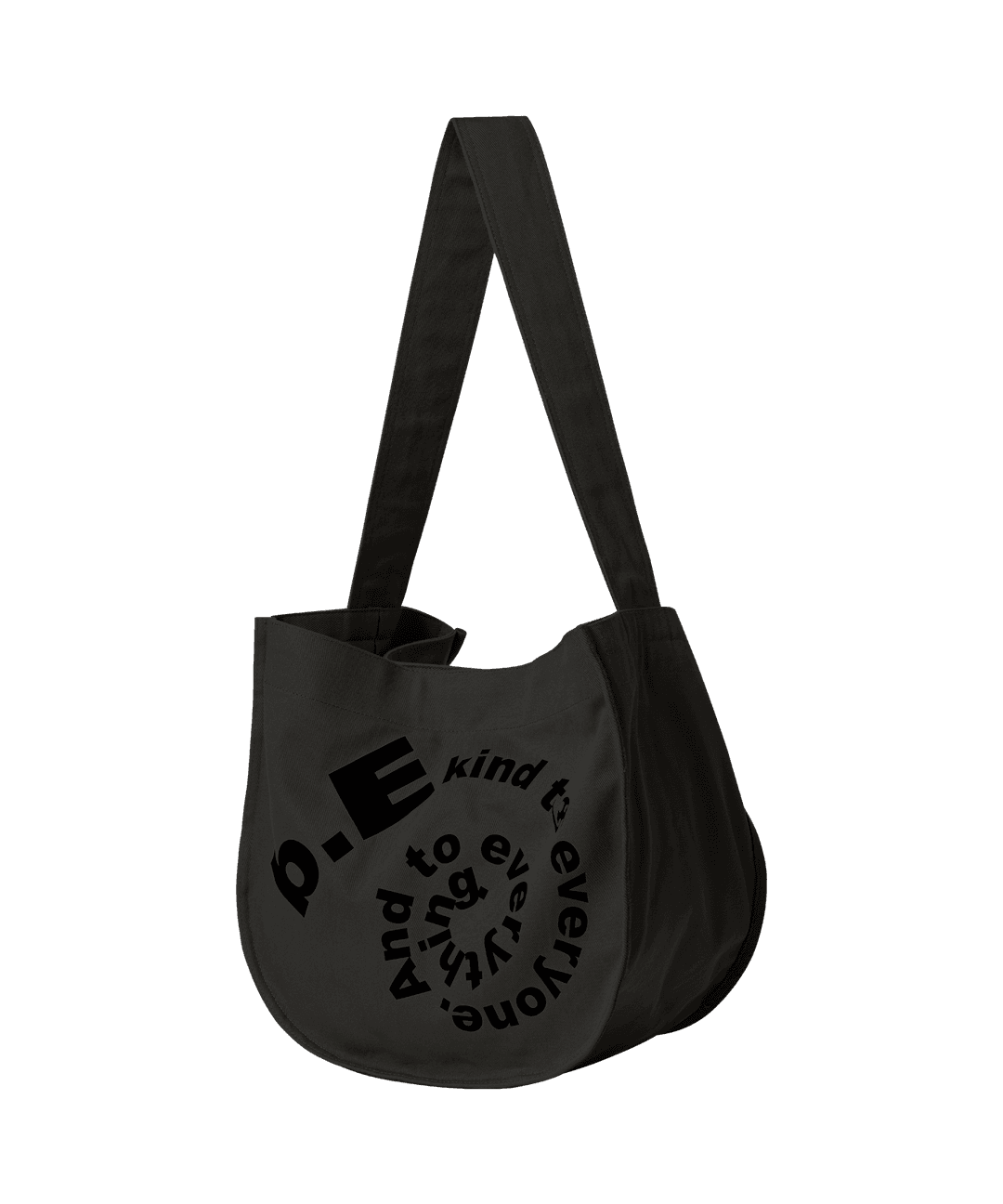 SAN SAN X b.E SWIRL BAG [CHARCOAL]