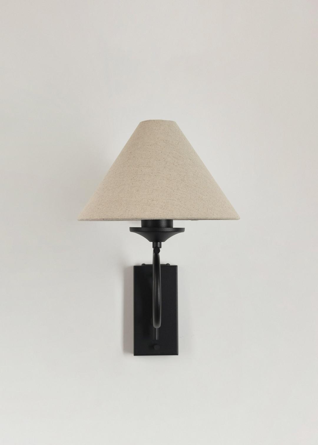 [FF exclusive] Spiral Wall Lamp Black