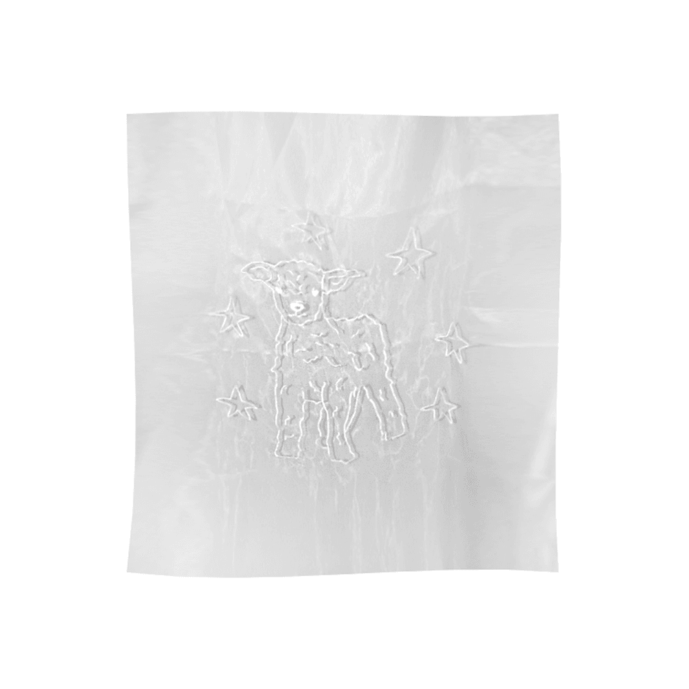 Babysheep fabric poster