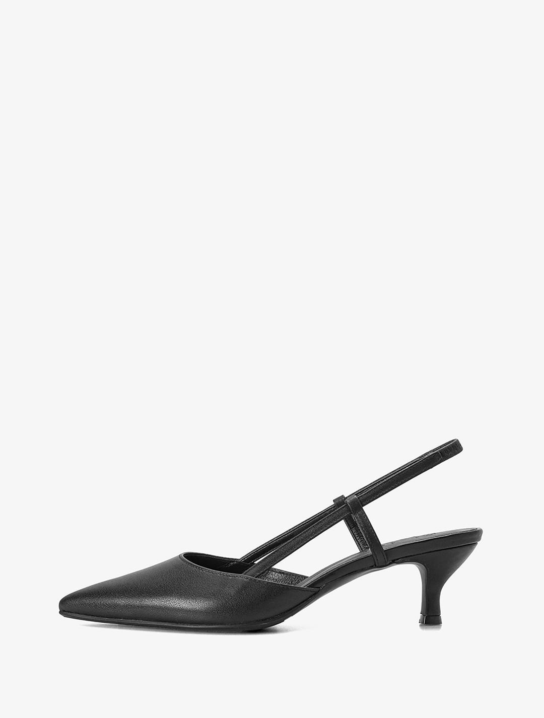 Kitten Slingback in Black